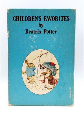 Children's Favorites by Beatrix Potter Boxset Lot of 4 Hardcover Books Vintage